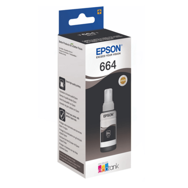Epson T6641 Black Ink Bottle 70ml