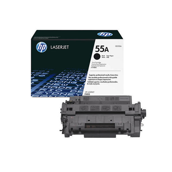 HP 55A Black Toner Original LaserJet Cartridge (CE255A)