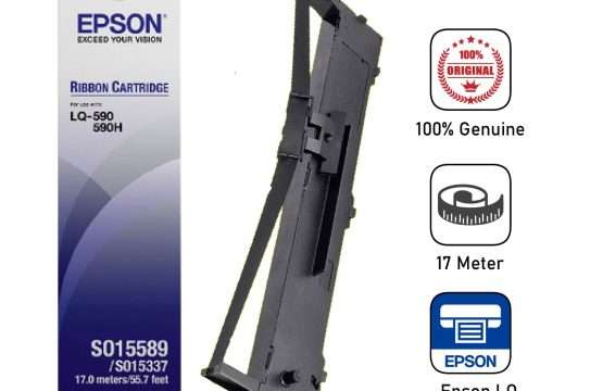 Epson LQ-590/690 Ribbon Black Genuine Cartridge