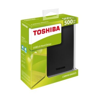 Toshiba Hard Drive 500GB Canvio Basics External USB 3.0 Black