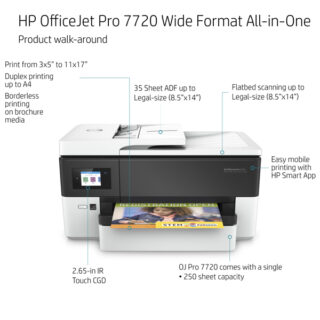HP OfficeJet Pro 7720 A3 Wireless All-in-One Printer
