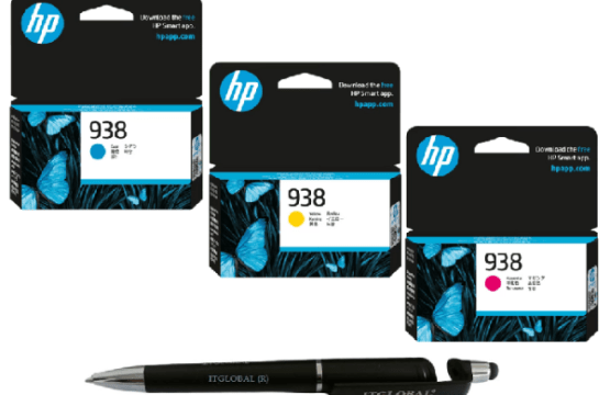 HP 938 Cyan Yellow Magenta Ink Cartridges Each