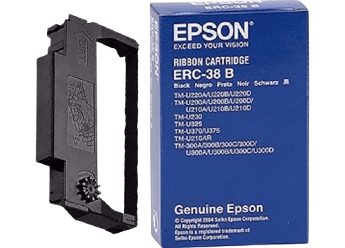Epson ERC 38B Black Original Ribbon Cartridge